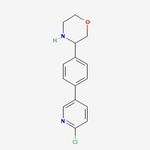 3-[4-(6-Chloropyridin-3-yl)phenyl]morpholine