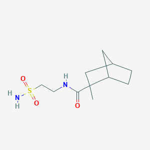 2-methyl-N-(2-sulfamoylethyl)bicyclo[2.2.1]heptane-2-carboxamide