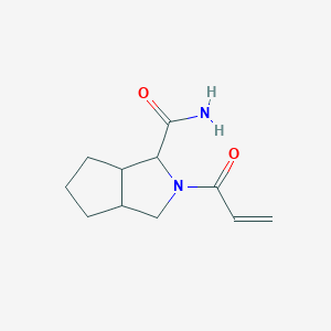 2-(Prop-2-enoyl)-octahydrocyclopenta[c]pyrrole-1-carboxamide