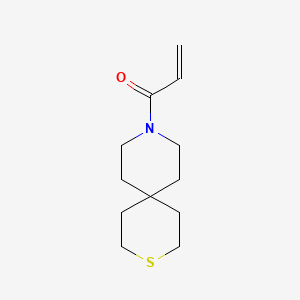 1-{3-Thia-9-azaspiro[5.5]undecan-9-yl}prop-2-en-1-one