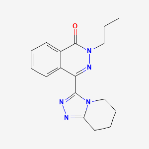 2-Propyl-4-(5,6,7,8-tetrahydro-[1,2,4]triazolo[4,3-a]pyridin-3-yl)phthalazin-1-one