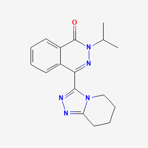 2-Propan-2-yl-4-(5,6,7,8-tetrahydro-[1,2,4]triazolo[4,3-a]pyridin-3-yl)phthalazin-1-one