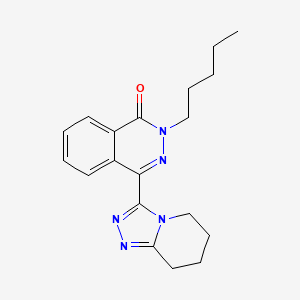 2-Pentyl-4-(5,6,7,8-tetrahydro-[1,2,4]triazolo[4,3-a]pyridin-3-yl)phthalazin-1-one