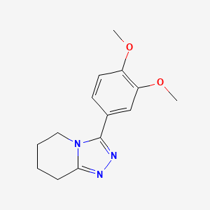 3-(3,4-Dimethoxyphenyl)-5,6,7,8-tetrahydro-[1,2,4]triazolo[4,3-a]pyridine