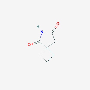 molecular formula C7H9NO2 B072668 6-Azaspiro[3.4]octane-5,7-dione CAS No. 1497-16-1