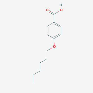 molecular formula C13H18O3 B072675 4-己氧基苯甲酸 CAS No. 1142-39-8