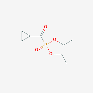 B072688 Phosphonic acid, (cyclopropylcarbonyl)-, diethyl ester CAS No. 1489-91-4