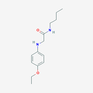molecular formula C14H22N2O2 B072754 N-Butyl-2-((4-ethoxyphenyl)amino)acetamide CAS No. 1149-64-0