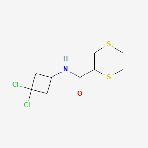 N-(3,3-dichlorocyclobutyl)-1,4-dithiane-2-carboxamide