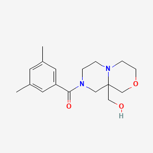 [9a-(Hydroxymethyl)-1,3,4,6,7,9-hexahydropyrazino[2,1-c][1,4]oxazin-8-yl]-(3,5-dimethylphenyl)methanone