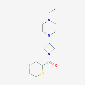 1,4-Dithian-2-yl-[3-(4-ethylpiperazin-1-yl)azetidin-1-yl]methanone