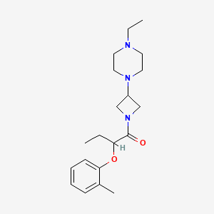 1-[3-(4-Ethylpiperazin-1-yl)azetidin-1-yl]-2-(2-methylphenoxy)butan-1-one