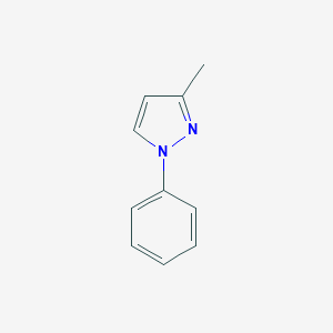 molecular formula C10H10N2 B072811 3-甲基-1-苯基-1H-吡唑 CAS No. 1128-54-7