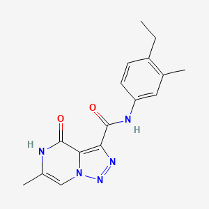 N-(4-ethyl-3-methylphenyl)-6-methyl-4-oxo-5H-triazolo[1,5-a]pyrazine-3-carboxamide