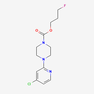 3-Fluoropropyl 4-(4-chloropyridin-2-yl)piperazine-1-carboxylate