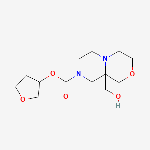 Oxolan-3-yl 9a-(hydroxymethyl)-1,3,4,6,7,9-hexahydropyrazino[2,1-c][1,4]oxazine-8-carboxylate