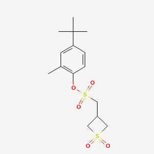 (4-Tert-butyl-2-methylphenyl) (1,1-dioxothietan-3-yl)methanesulfonate