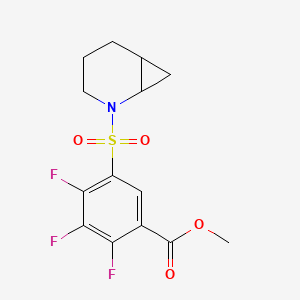 Methyl 5-(2-azabicyclo[4.1.0]heptan-2-ylsulfonyl)-2,3,4-trifluorobenzoate