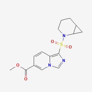 Methyl 1-(2-azabicyclo[4.1.0]heptan-2-ylsulfonyl)imidazo[1,5-a]pyridine-6-carboxylate