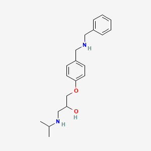 1-[4-[(Benzylamino)methyl]phenoxy]-3-(propan-2-ylamino)propan-2-ol