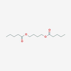 B072832 4-Pentanoyloxybutyl pentanoate CAS No. 1572-75-4