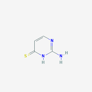 B072844 2-amino-1H-pyrimidine-6-thione CAS No. 1193-27-7