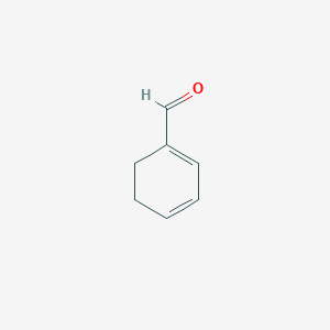 molecular formula C7H8O B072853 Cyclohexa-1,3-diene-1-carbaldehyde CAS No. 1121-54-6