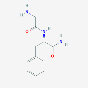 B072855 (2S)-2-[(2-aminoacetyl)amino]-3-phenylpropanamide CAS No. 1510-04-9