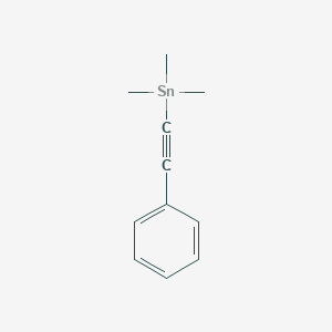molecular formula C11H14Sn B072856 三甲基（苯乙炔基）锡 CAS No. 1199-95-7