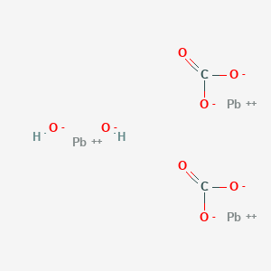molecular formula 2CO3.2Pb.H2O2Pb B072859 Basic lead carbonate CAS No. 1319-46-6