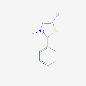 B072860 3-Methyl-2-phenyl-1,3-thiazol-3-ium-5-olate CAS No. 1280-28-0
