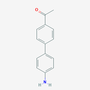 B072862 1-[4-(4-Aminophenyl)phenyl]ethanone CAS No. 1141-39-5