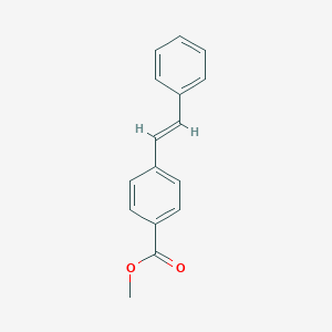 molecular formula C16H14O2 B072873 4-(甲氧羰基)芪 CAS No. 1149-18-4
