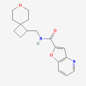 N-(7-oxaspiro[3.5]nonan-3-ylmethyl)furo[3,2-b]pyridine-2-carboxamide