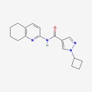 1-cyclobutyl-N-(5,6,7,8-tetrahydroquinolin-2-yl)pyrazole-4-carboxamide