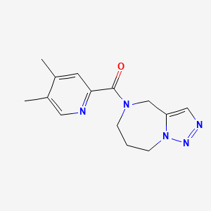 (4,5-Dimethylpyridin-2-yl)-(4,6,7,8-tetrahydrotriazolo[1,5-a][1,4]diazepin-5-yl)methanone