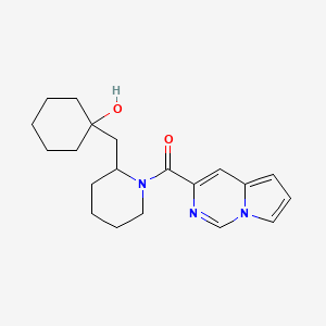 [2-[(1-Hydroxycyclohexyl)methyl]piperidin-1-yl]-pyrrolo[1,2-c]pyrimidin-3-ylmethanone