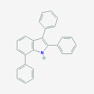 molecular formula C26H19N B072920 2,3,7-Triphenyl-1H-indole CAS No. 1247-96-7