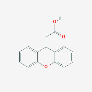 molecular formula C15H12O3 B072923 9H-xanthen-9-ylacetic acid CAS No. 1217-58-9