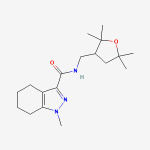 1-methyl-N-[(2,2,5,5-tetramethyloxolan-3-yl)methyl]-4,5,6,7-tetrahydroindazole-3-carboxamide