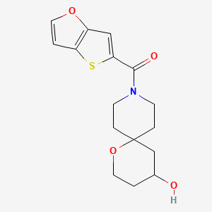 (4-Hydroxy-1-oxa-9-azaspiro[5.5]undecan-9-yl)-thieno[3,2-b]furan-5-ylmethanone