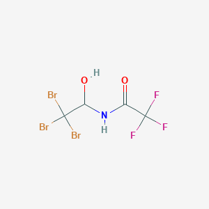 molecular formula C4H3Br3F3NO2 B072928 Bromal trifluoroacetamide CAS No. 1476-44-4