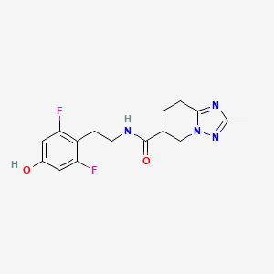 N-[2-(2,6-difluoro-4-hydroxyphenyl)ethyl]-2-methyl-5,6,7,8-tetrahydro-[1,2,4]triazolo[1,5-a]pyridine-6-carboxamide