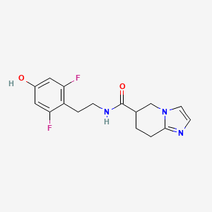 N-[2-(2,6-difluoro-4-hydroxyphenyl)ethyl]-5,6,7,8-tetrahydroimidazo[1,2-a]pyridine-6-carboxamide