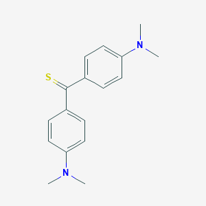 molecular formula C17H20N2S B072932 4,4'-Bis(dimethylamino)thiobenzophenone CAS No. 1226-46-6