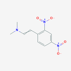 molecular formula C10H11N3O4 B072936 2-(2,4-dinitrophenyl)-N,N-dimethylethenamine CAS No. 1214-75-1