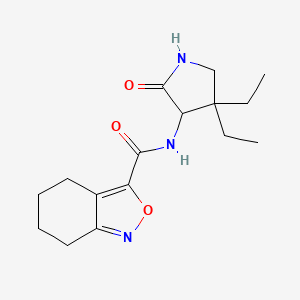 N-(4,4-diethyl-2-oxopyrrolidin-3-yl)-4,5,6,7-tetrahydro-2,1-benzoxazole-3-carboxamide