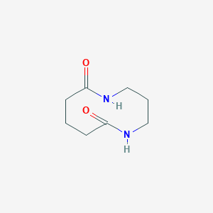 molecular formula C8H14N2O2 B072940 1,5-Diazacyclodecane-6,10-dione CAS No. 1489-84-5