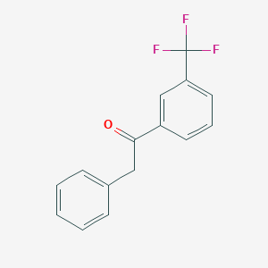 molecular formula C15H11F3O B072942 2-Phenyl-3'-trifluoromethylacetophenone CAS No. 1533-04-6