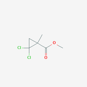 molecular formula C6H8Cl2O2 B072944 2,2-二氯-1-甲基环丙烷甲酸甲酯 CAS No. 1447-13-8